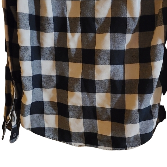 Wind River SMALL plaid checkered long-sleeve Button-down shirt westerncore - Picture 11 of 16